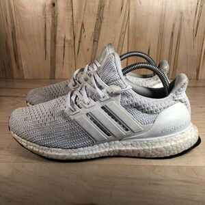 Adidas UltraBoost Womens Triple White Running Shoes Sneakers Size 9 US BB6308